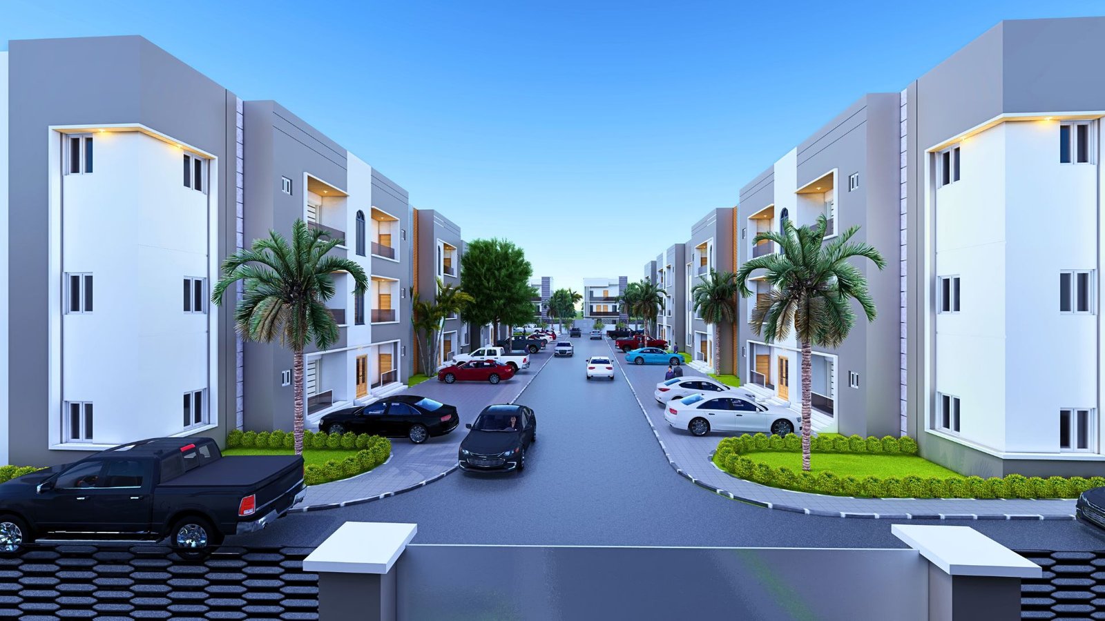 Syrol Homes residential estate aerial design